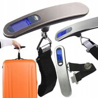 WAGA BAGAŻOWA PODRÓŻNA HAKOWA TURYSTYCZNA LOTNICZA RĘCZNA LCD DO 50KG