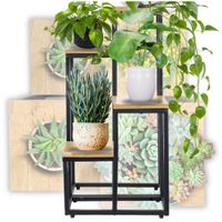 Kwietnik na rośliny 4 poziomy loftowy 68 cm Harmony