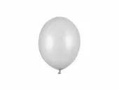 Balony metallic srebrne strong, 12 cm 3 szt.