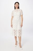 Sukienka boho biała ażurowa Stefanel EU 40