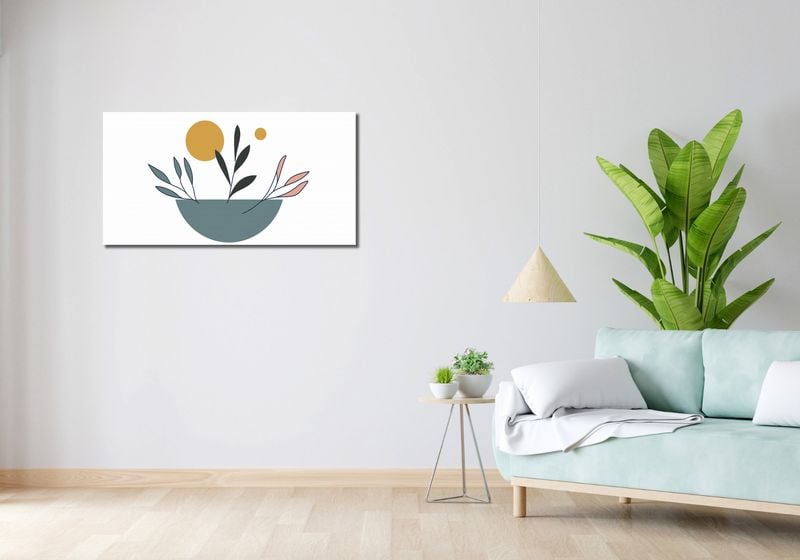 Obraz 100x50cm Miska Roślinności zdjęcie 2