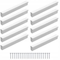 10szt Uchwyt meblowy P96 Chrom połysk 96mm + wkręty