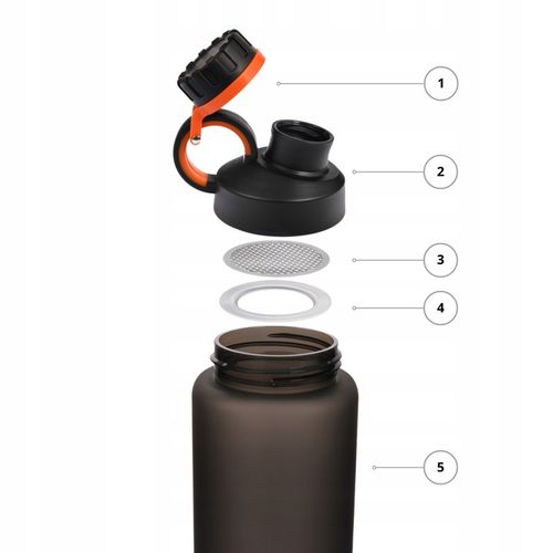 Butelka na wodę tritanowa bidon BPAfree Majestic Sport 1L na Arena.pl