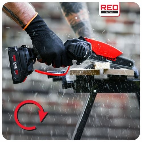 PIŁA ŁAŃCUCHOWA AKUMULATOROWA GAŁĘZIÓWKA MINI PILARKA 2x AKU + 4x na Arena.pl