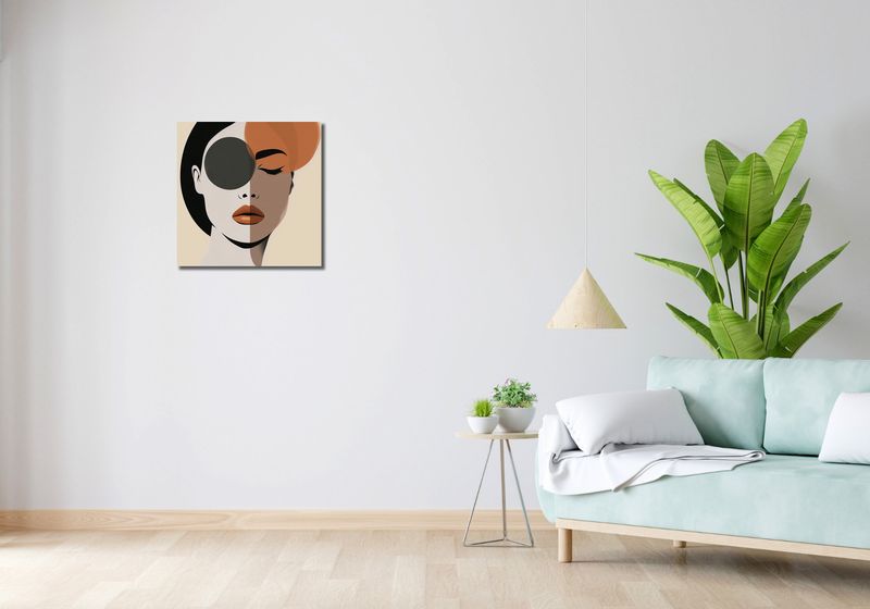 Obraz 50x50cm Dwie Strony Piękna zdjęcie 2