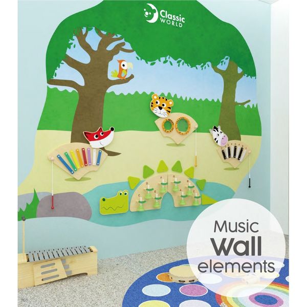 CLASSIC WORLD EDU Muzyczna Tablica Ścienna ZEBRA zdjęcie 2