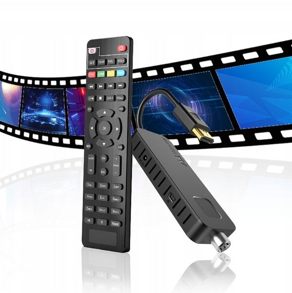 DEKODER TUNER TV HD DVB-T2 i DVB-C HEVC H.265 MINI STICK NAGRYWANIE PVR zdjęcie 5