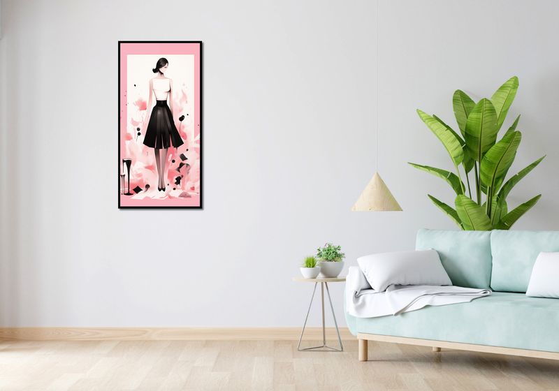 Plakat 50x100cm Pastelowe Love zdjęcie 4