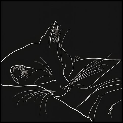 Plakat 90x90cm Nocny Spokój na Arena.pl