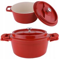 GARNEK PIEKARNIK HOLENDERSKI INDUKCJA DUTCH OVEN ALUMNIUM 28CM, 6,3L