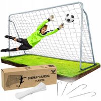 Duża bramka do piłki nożnej treningowa ogrodowa dla dzieci piłkarska