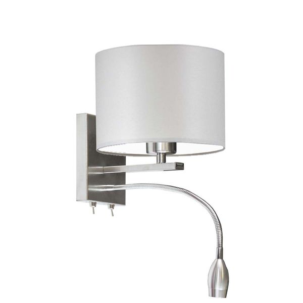 Czarny kinkiet z włącznikiem SENEGAL z reflektorem LED zdjęcie 10