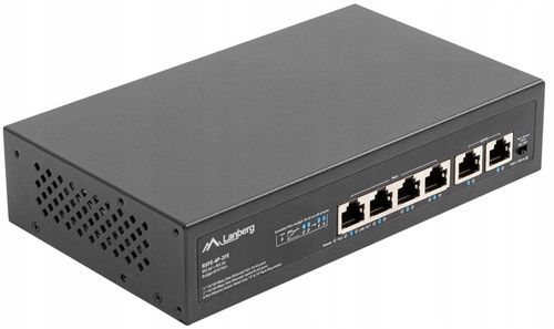 SWITCH LANBERG 4X 100MB POE+/2X RACK 60W 10' 19' na Arena.pl