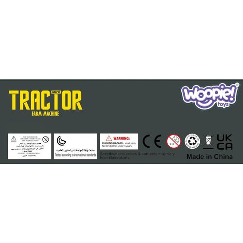 WOOPIE Zestaw Mini Farma Traktor Zwierzęta Osada Farma Rolnik 1:24 na Arena.pl