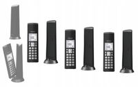 PANASONIC KX TGK 210 TELEFON DECT 3 SŁUCHAWKI