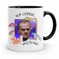 Kubek Czarny Donald Tusk Po Platforma Prezent