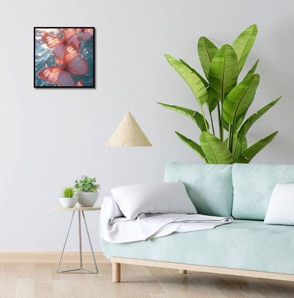 Plakat 40x40cm Świetliste Motyle zdjęcie 4