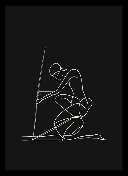 Plakat 21x29,7cm Linia zdjęcie 2