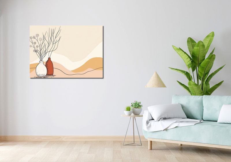 Obraz 100x70cm Stylowe Beże zdjęcie 2