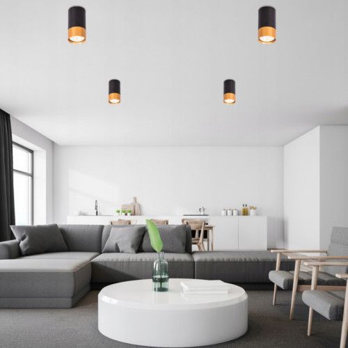 OPRAWA NATYNKOWA GU10 HALOGENOWA TUBA LED SUFITOWA na Arena.pl