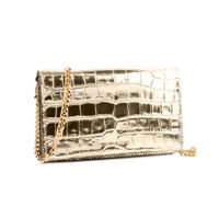 Torba na ramię Michael Kors 32F4GJ6C8K-PALE-GOLD Złoty 22 x 14 x 6 cm