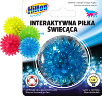 HILTON Piłka 5cm interaktywna świecąca jeżowa zabawka psa kota pływająca