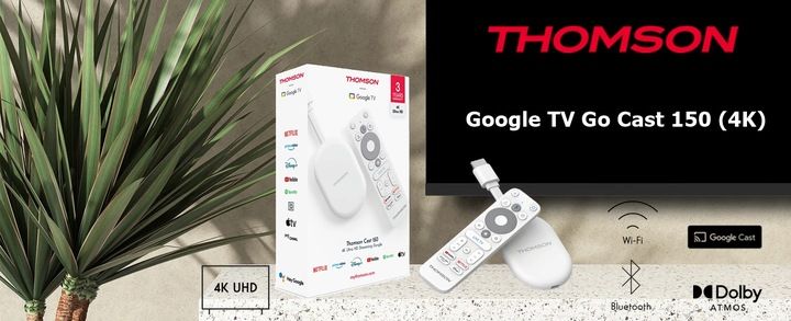 TV Stick THOMSON Cast 150 SMART TV 4K Google TV ANDROID Box Chromecast zdjęcie 7