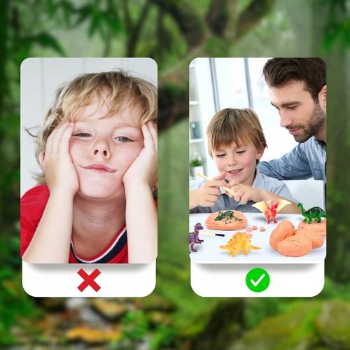 ZESTAW KOPALNIA DINOZAURÓW WYKOPALISKA ARCHEOLOG 12 DUŻYCH JAJ + KARTY na Arena.pl