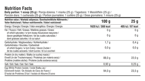 7Nutrition - Egg Protein Isolate 500 g - czekolada na Arena.pl