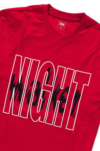 LEE NIGHT WALKER TEE BRIGHT RED L62TREEF M na Arena.pl