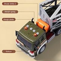 DLA DZIECI SAMOCHÓD  DINOZAURA Z DŹWIĘKIEM I ŚWIATŁEM