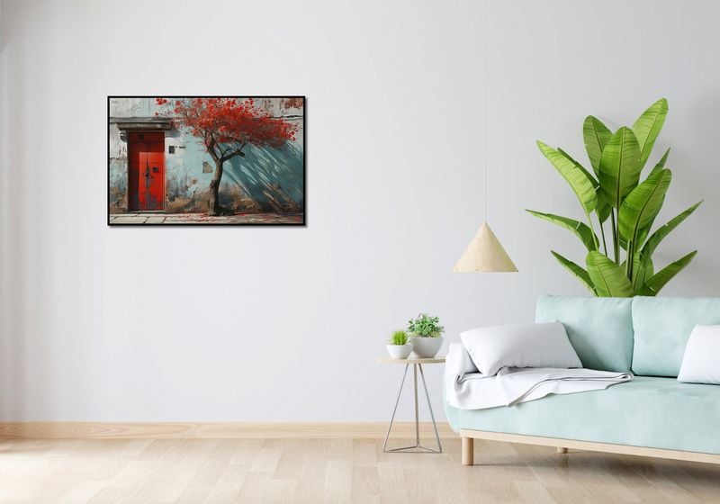 Plakat 91,5x60cm Widok Na Dawne zdjęcie 4