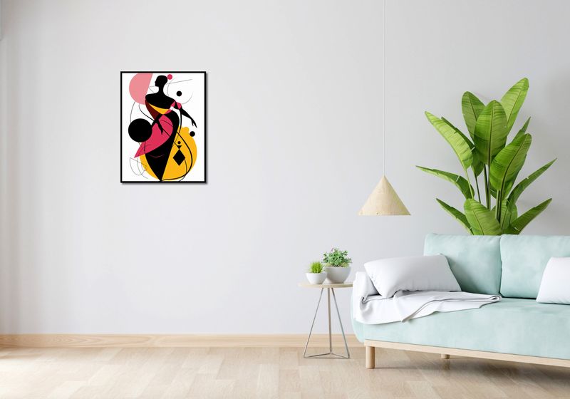 Plakat 50x65cm Sylwetka Gracji zdjęcie 4