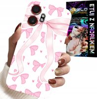 ETUI DO SAMSUNG XCOVER 7 PRO - RÓŻOWE WSTAZKI WSTĄZKA MODNE WZORY CASE