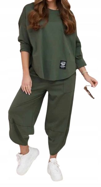 KOMPLET luźny ciemny niebieski zdjęcie 5