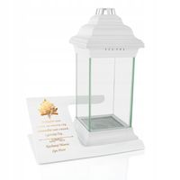 STATUETKA PODSTAWKA POD ZNICZ grób NADRUK LAMPION