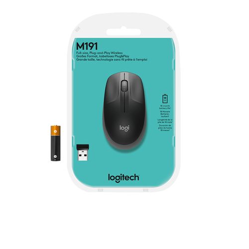 Myszka Logitech M190 szara na Arena.pl