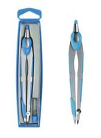 cyrkiel w etui metalowy 2-elementowy fun&joy - niebieski