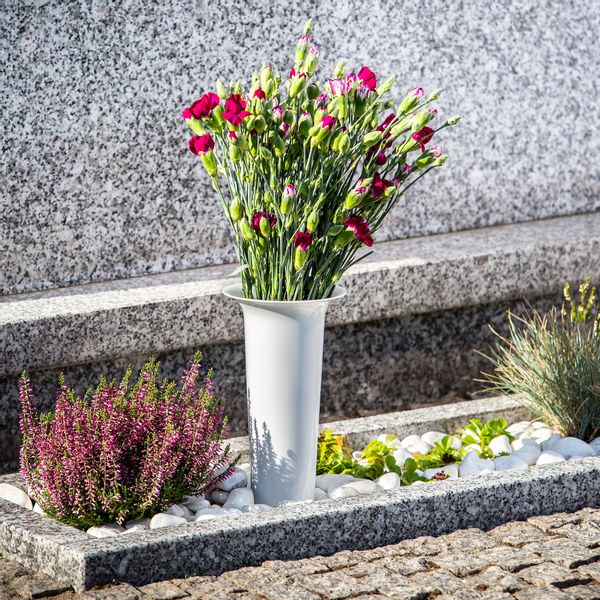 WAZON FLAKON NA CMENTARZ WBIJANY NAGROBEK 35cm zdjęcie 8