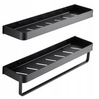 PÓŁKA METALOWA łazienkowa ścienna wieszak 30cm