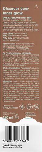 PHEYM OASIS MGIEŁKA DO CIAŁA DLA KOBIET 120 ML na Arena.pl