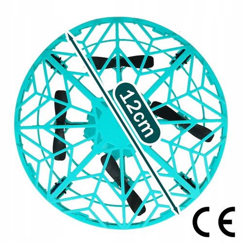 LATAJĄCY mini DRON UFO Dysk Kula Sterowany Ręką Dłonią ŚWIECĄCY LED IR na Arena.pl