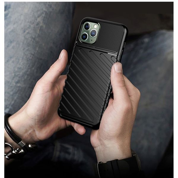 Etui Iphone 11 Pro Pancerne Thunder Czarne zdjęcie 15