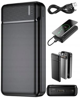 Kieszonkowy Power Bank 20000Mah Usb Micro Usb Typc na Arena.pl