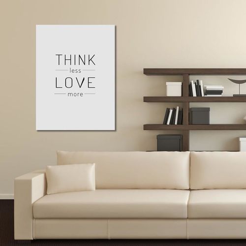 Deco Panel, Think less love more 30x40 na Arena.pl