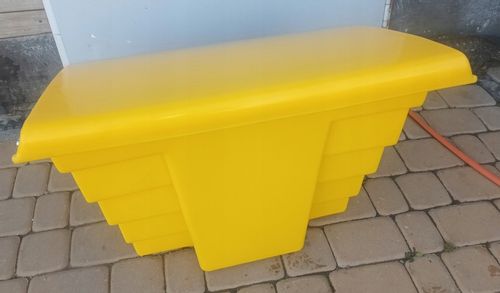 POJEMNIK skrzynia piasek piach sól drogową sorbent 70L PPM 70 litrów ŻÓŁTY na Arena.pl