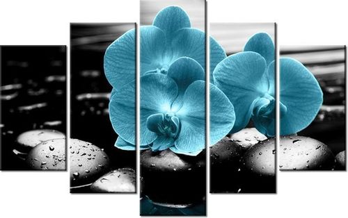 70 100CM OBRAZ 5 ELEM STORCZYK KAMIENIE DRUK PŁÓTNO na Arena.pl