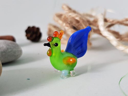 Elegancki szklany Kogut - figurka na Arena.pl