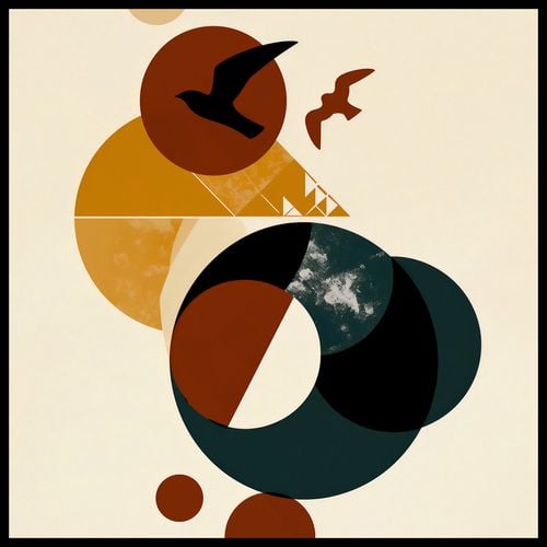 Plakat 60x60cm Kosmiczne Migracje na Arena.pl