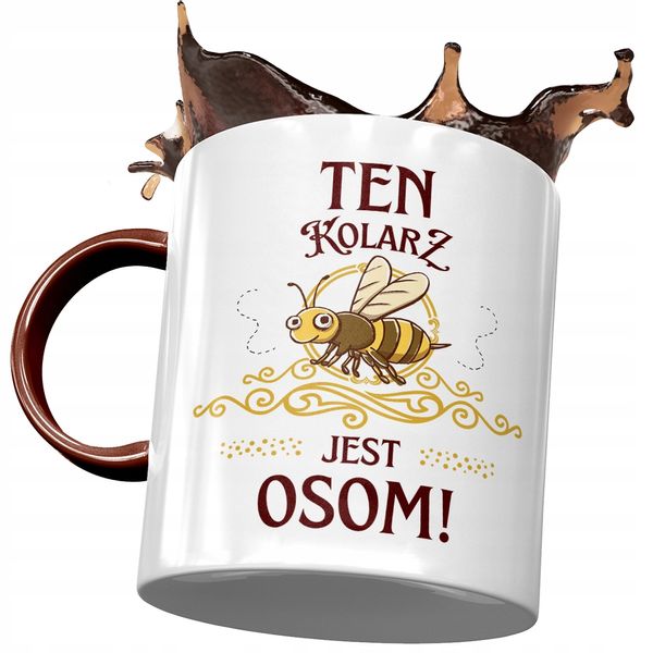 Kubek Bordowy Dla Kolarza Na Prezent Jest Osom! Z Nadrukiem Ze Zdjęciem zdjęcie 1